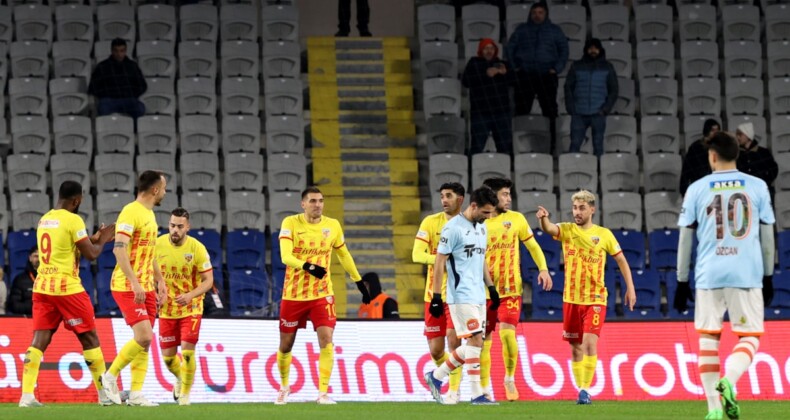 Başakşehir’i deplasmanda yenen Kayserispor galibiyet hasretini dindirdi
