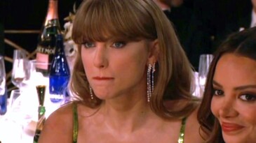 Espriye kızan Taylor Swift Altın Küre’yi terk etti