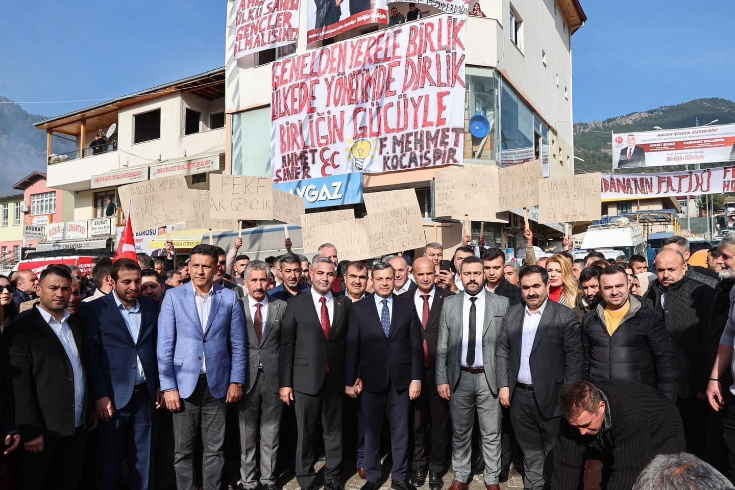 Feke’de Coşkuyla Karşılanan Açılış: Cumhur İttifakı’ndan Önemli Adım