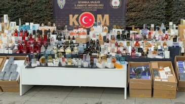 200 milyon liralık sahte parfüm yakalandı