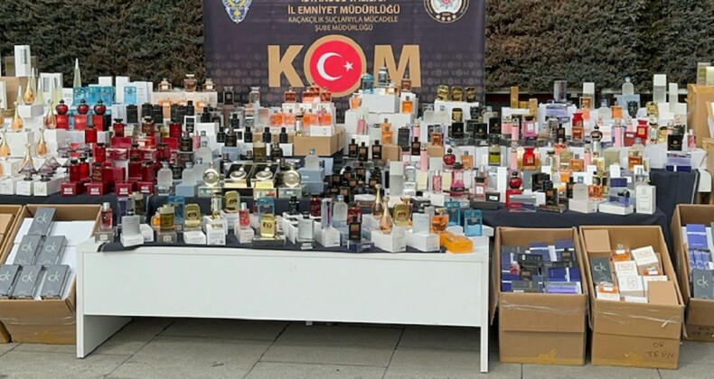 200 milyon liralık sahte parfüm yakalandı