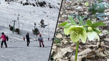 Bolu’da iki mevsim bir arada