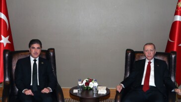 Erdoğan, Barzani ile görüştü