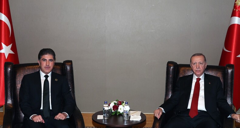 Erdoğan, Barzani ile görüştü