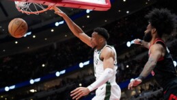 Giannis Antetokounmpo coştu Milwaukee Bucks seriye bağladı