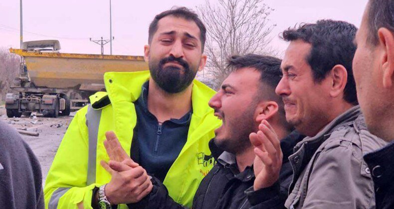 Gördüğü manzara sonrası gözyaşlarını tutamadılar