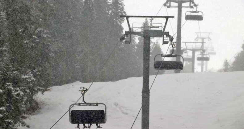 Ilgaz Dağı Milli Parkı beyaz örtüyle kaplandı