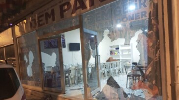 İnegöl’de DEM Parti binasına baltalı saldırı