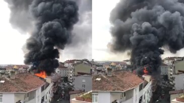 İstanbul’da korkutan yangın