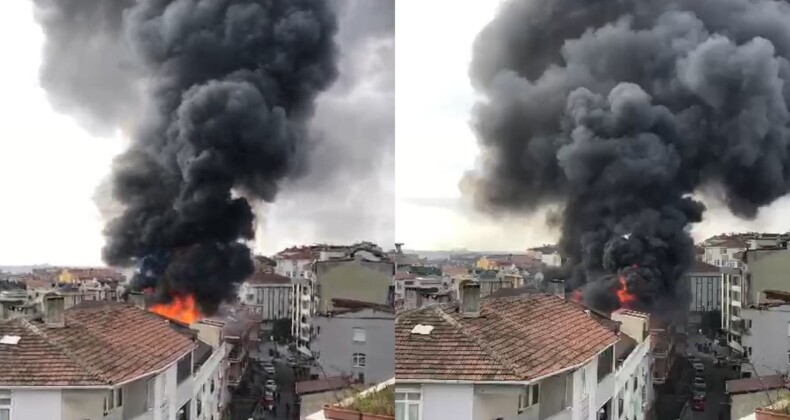 İstanbul’da korkutan yangın
