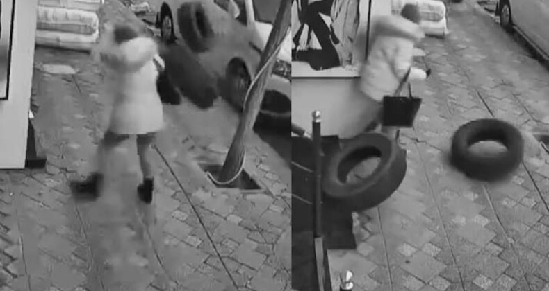 İstanbul’da şoke eden olay! Gökten lastik yağdı: Ölümden kıl payı kurtuldu