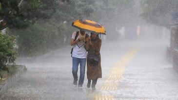 Meteoroloji’den sağanak uyarısı… Yer yer kuvvetlenecek