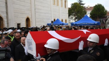 Şehit polis memuru Orhan Mutlu son yolculuğuna uğurlandı