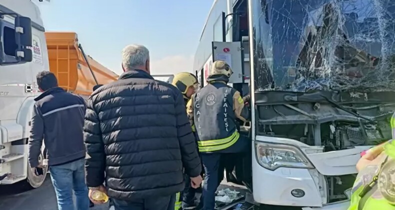 TEM’de zincirleme kaza: Ankara yönü ulaşıma kapandı