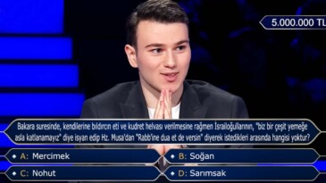 Berk Göktaş, Kim Milyoner Olmak İster’de büyük ödülü kazandı