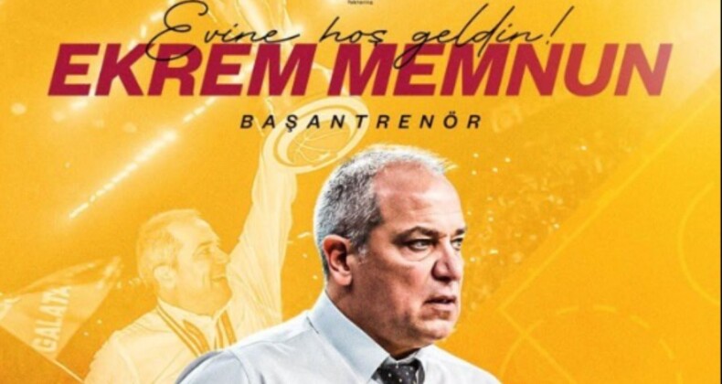 Galatasaray Çağdaş Faktoring’de başantrenörlük görevine Ekrem Memnun getirildi