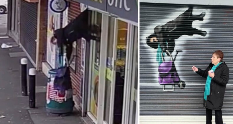 İnternette viral olan anlar duvar resmi oldu
