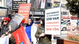 İstanbul’da LÖSANTE Hastanesi için protesto