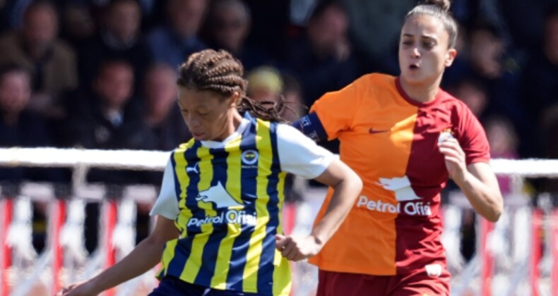 Kadın Futbol Süper Ligi’nde Fenerbahçe, Galatasaray’ı mağlup etti