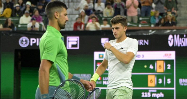 Novak Djokovic ‘Şanslı kaybeden’ Luca Nardi’ye elendi