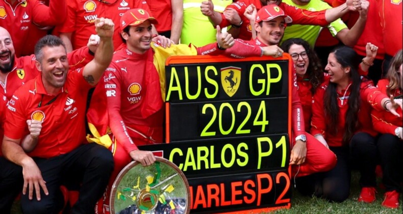 Sainz ameliyattan 16 gün sonra kazandı! Ferrari duble yaptı