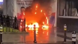 Ümit Özdağ paylaştı: Kartal’da Zafer Partisi çadırı ateşe verildi