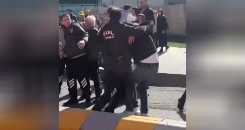 Şişli’de hastane bahçesinde doktora şiddet