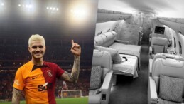 Icardi derbi biter bitmez özel jetle gitti