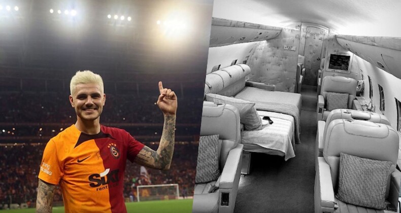 Icardi derbi biter bitmez özel jetle gitti
