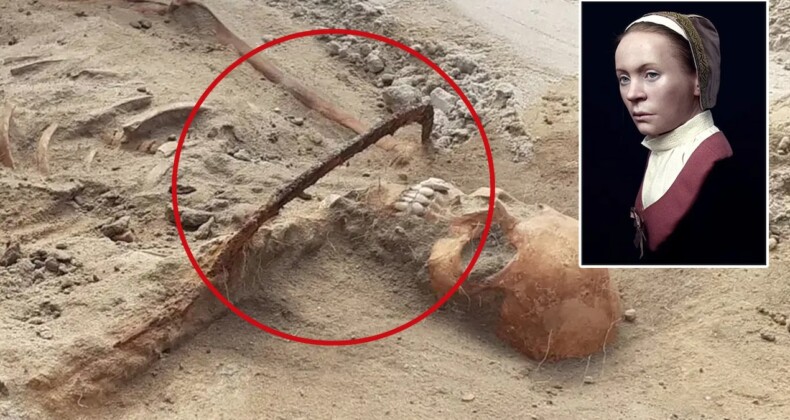 Boynunda orakla gömülü halde bulundu: Uzmanlar nedenini açıkladı