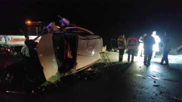 Burdur’da feci kaza: 1 ölü, 3’ü ağır 7 yaralı