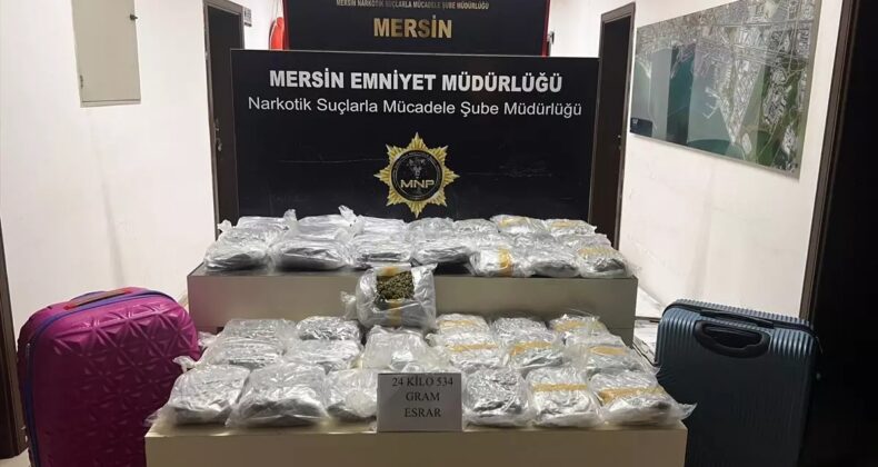 Mersin ve Adana’da Uyuşturucu Operasyonu: 33 Kilogram Esrar Ele Geçirildi