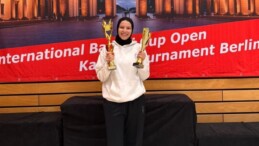 Milli karateci Zeyna Gaballa’dan birincilik