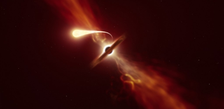 100 milyon yıl sonra uyanan kara delik volkan gibi patladı