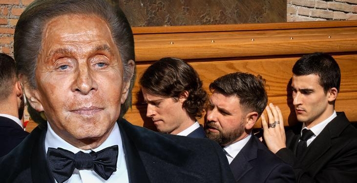 93 yaşında hayatını kaybetmişti! İtalyan modacı Valentino, Roma’da son yolculuğuna uğurlandı