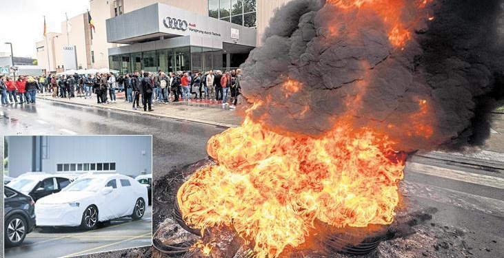 Audi fabrikasında ‘anahtar’ gerilimi