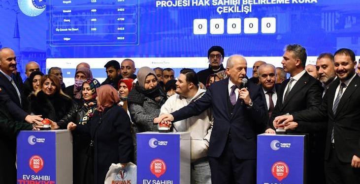 Batman’da yüzyılın konut projesi için kura heyecanı: 3 bin 810 hak sahibi belirlendi