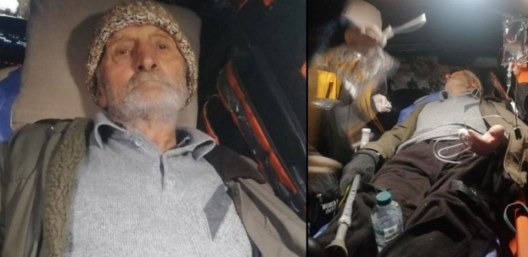 Gürcistan üzerinden 15 saatte hastaneye nakledilmişti! Şaban dededen acı haber geldi