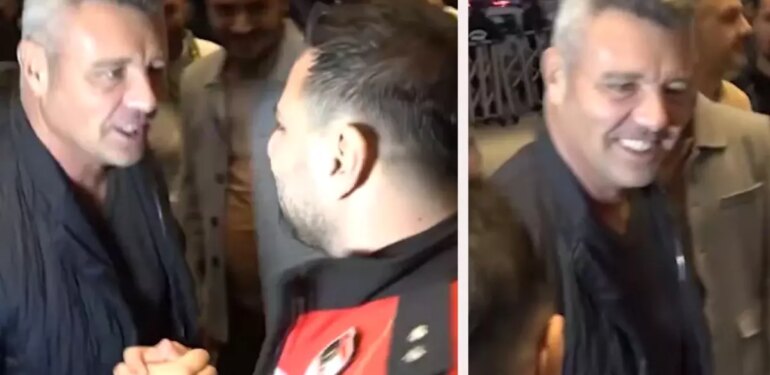 Karşısında polisleri gören Sadettin Saran’dan esprili söylem