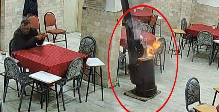 Kıraathanede soba, bomba gibi patladı! ‘Yakarsan daha iyi kokar’ dediler