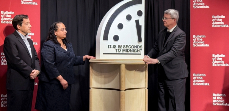 Kıyamet Saati güncellendi. Gece yarısına 85 saniye kaldı