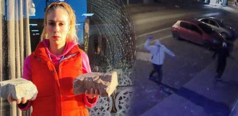 Kız kardeşlerin iş yerine taşlı saldırı! 3 kişinin kimliği belli oldu