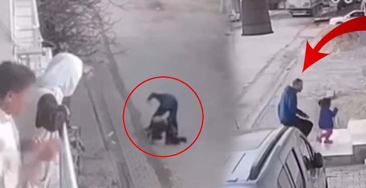 Mardin’de dehşet anları! Kucağında bebeği olan kadını darbetti, kız çocuğuna saldırdı
