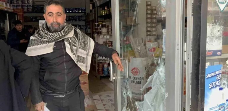 Marketten 2 milyon lira haraç isteyip silahlı saldırı düzenlediler iddiası