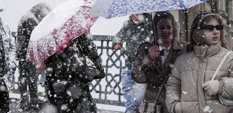 Meteoroloji’den kuvvetli kar, sağanak ve lodos uyarısı: İstanbul ve Ankara dahil: Kar alarmı