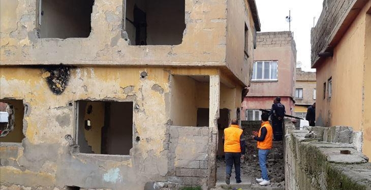 Metruk binalara yakın mercek