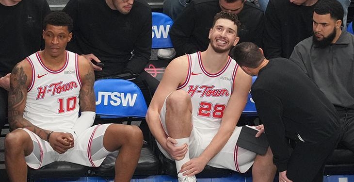 NBA’de Houston Rockets’a Alperen Şengün şoku! Maça devam edemedi