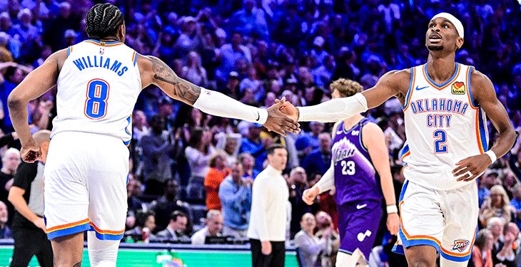 NBA’de Shai Gilgeous-Alexander coştu! Thunder, uzatmada Utah Jazz’ı devirdi