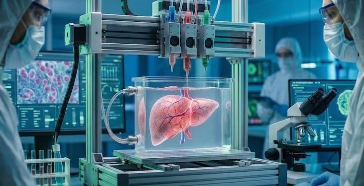 Organ naklinde büyük gelişme: Bilim insanları karaciğer dokusunu yazdırdı