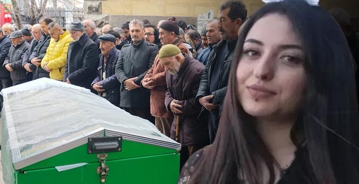 Sokak ortasında öldürülen Gözde’ye son veda: Tabutuna duvak örtüldü